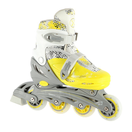 Patins à roues alignées/à glace, 4 en 1, citron vert, taille M (35-38)