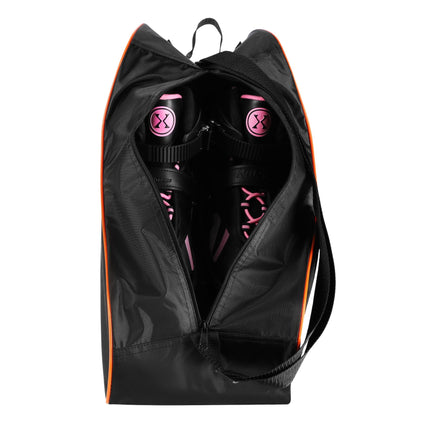 Sac pour patins à roues alignées - Bandoulière unique en nylon 420D, orange