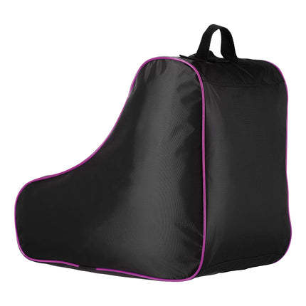 Sac pour patins à roues alignées, rose, nylon 420D, poche zippée