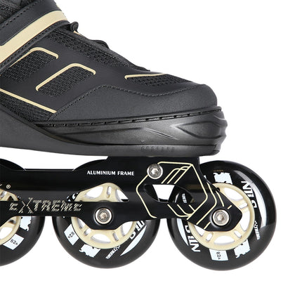 Inline Skates, Black-Beige, Size M