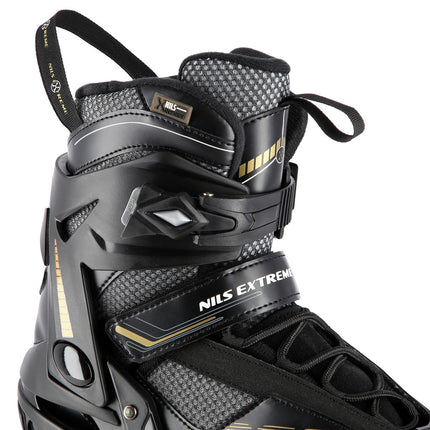 Inline Skates, Black-Gold, Size 40