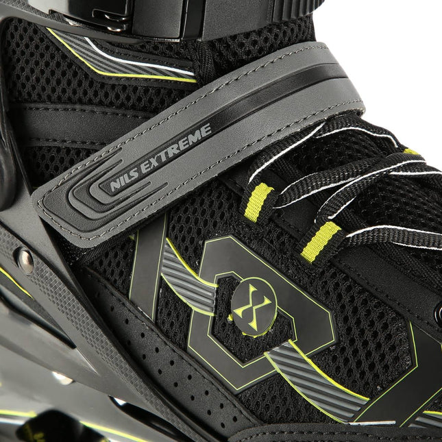 Patins à roues alignées, noir-jaune, taille 40