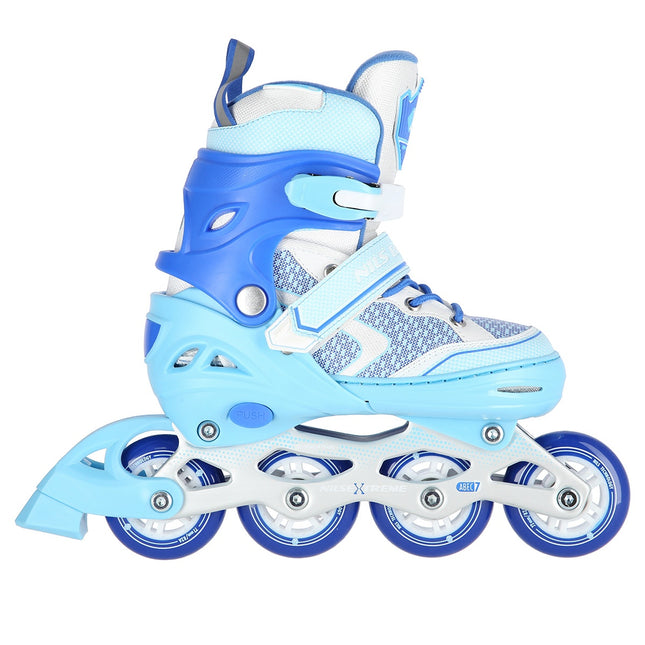 Patins à roues alignées, bleu marine, taille L (39-42)