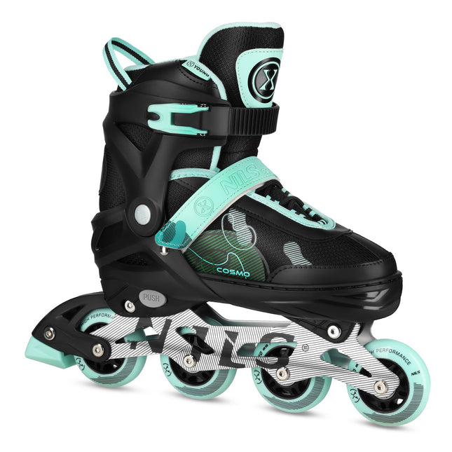 Patins à roues alignées, Cosmo Green, taille M (34-37)