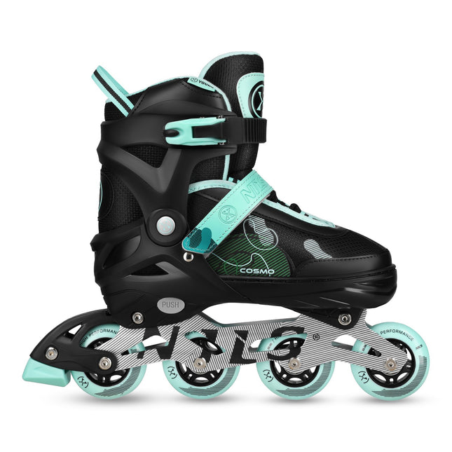 Patins à roues alignées, Cosmo Green, taille M (34-37)