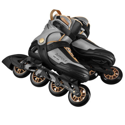 Patins à roues alignées, gris foncé, taille 41, roues de 84 mm