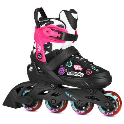 Inlineskates, Pink, Größe S (33-36), ABEC-5 Kugellager