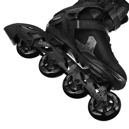 Inlineskates Größe 43, Aluminiumschiene, ABEC 7