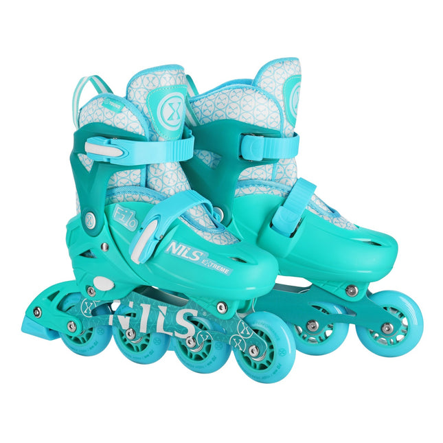 Patins à roues alignées, turquoise, taille S (30-33)