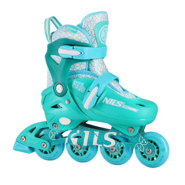 Patins à roues alignées, turquoise, taille S (30-33)