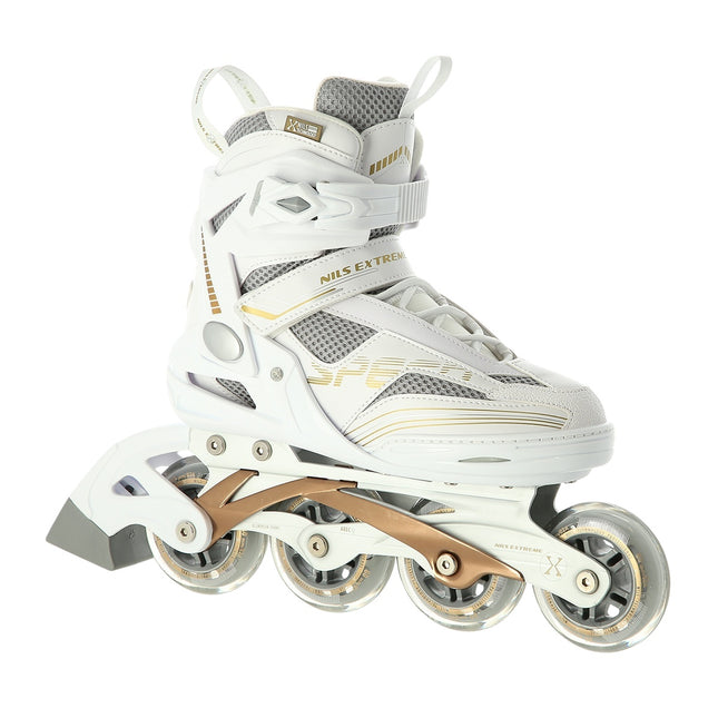 Patins à roues alignées, blancs, taille 39