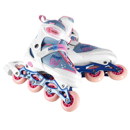 Patins à roues alignées, blancs, taille L (39-42)