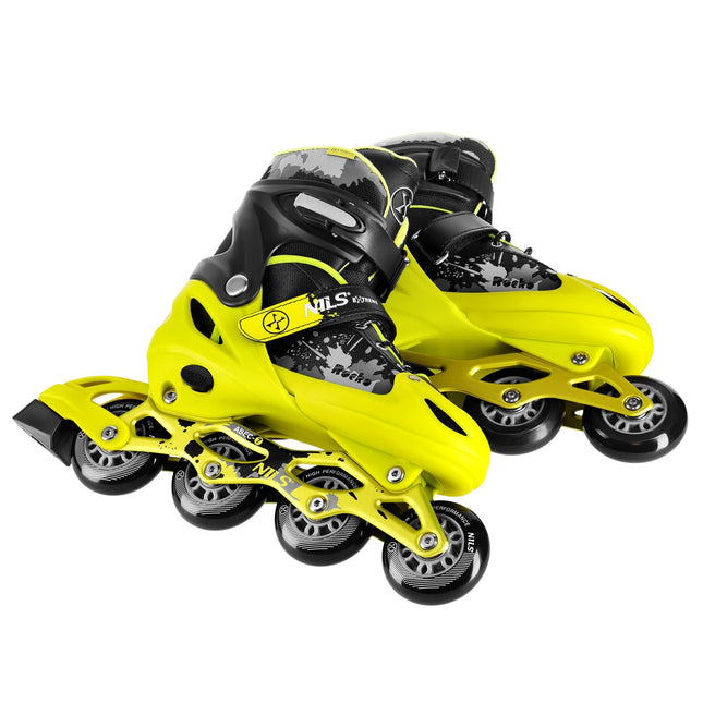 Patins à roues alignées, jaune, taille S (31-34)