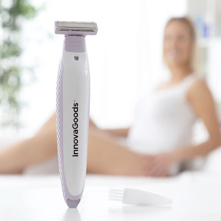 InnovaGoods Silskin Rechargeable Ladies' Shaver, LED Light, Cordless, 300 mAh