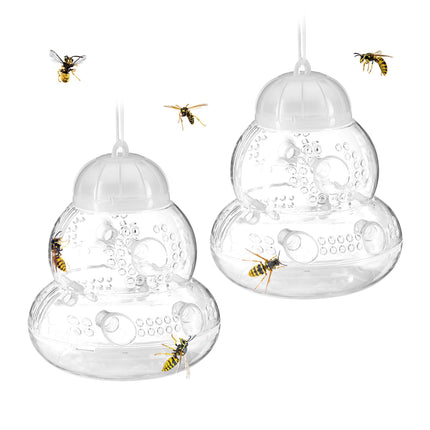 Piège à insectes transparent lot de 2