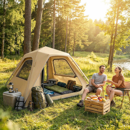 Tente instantanée pliable, imperméable, 2-3 personnes, 240 x 240 x 160 cm