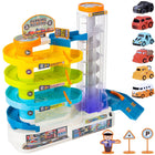 Interactive 5-Level Car Parking Garage with Elevator