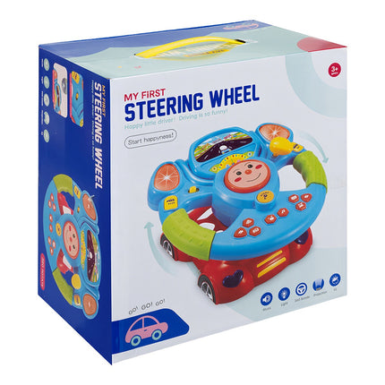 Interactive Kids Steering Wheel with Lights & Sounds