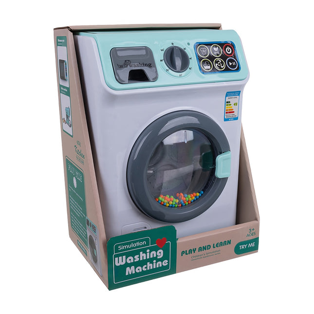 Machine à laver interactive pour enfants, jouet avec sons et panneau tactile