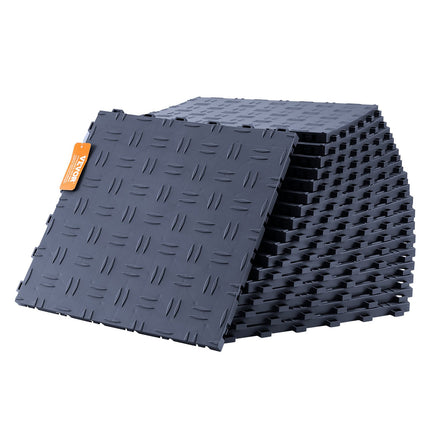 Interlocking Garage Floor Tiles 12x12, 50-Pack, Gray