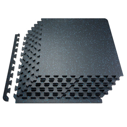 Interlocking Gym Floor Mats, 0.56 In, 100 Sq Ft