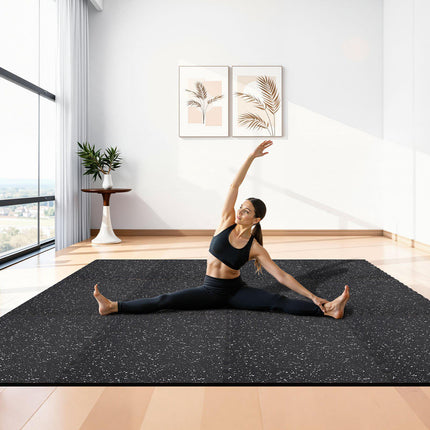 Interlocking Gym Floor Mats, 24-Pack EVA Foam 10mm