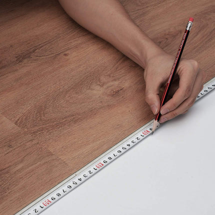 Interlocking Vinyl Floor Tiles, 10-Pack, 5.5mm, 48x7.3 In