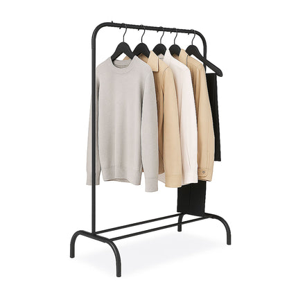 Porte-manteau en fer avec tringle et étagère