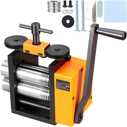 Jewelry Rolling Mill 76mm, 3-in-1, 0.1–7mm
