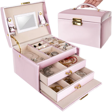 Boîte/étui à bijoux - rose