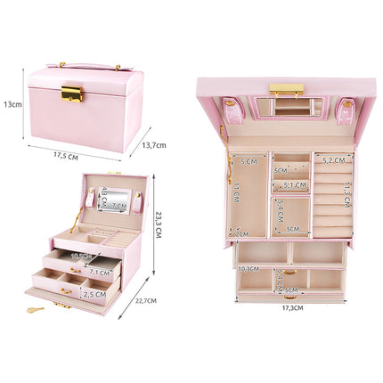 Boîte/étui à bijoux - rose