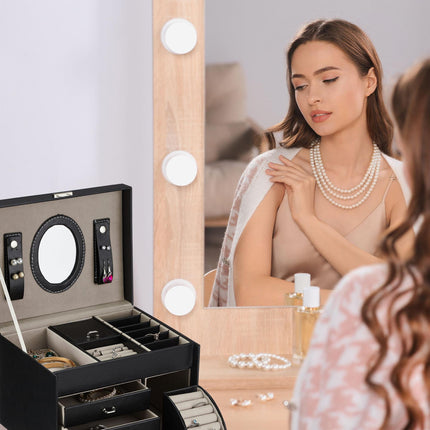 Boîte à bijoux avec miroir