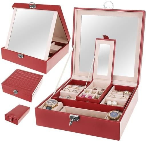 Étui à bijoux - bordeaux Beautylushh