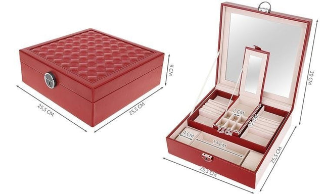 Étui à bijoux - bordeaux Beautylushh