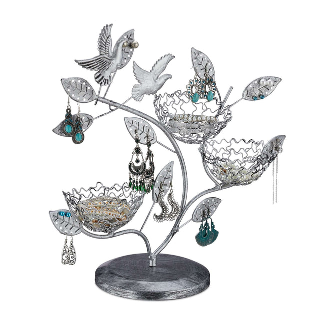 Arbre à bijoux pour boucles d'oreilles et bagues