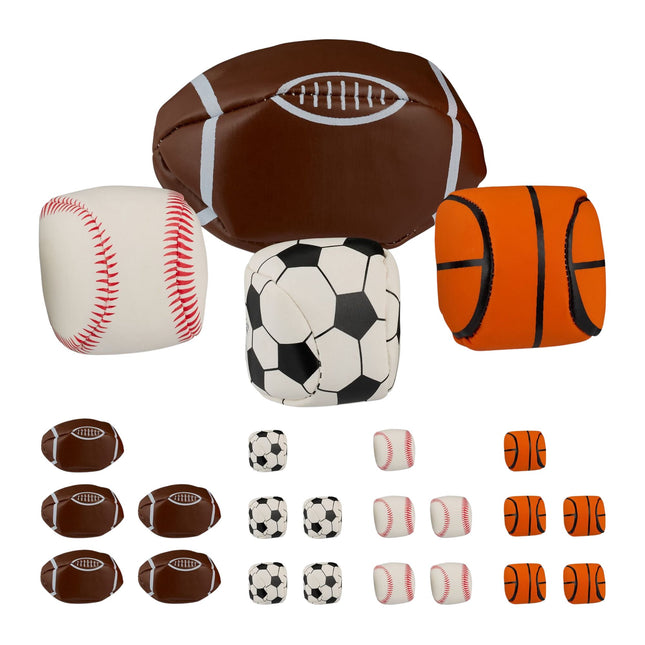 Pack de 24 balles de jonglage sport de balle