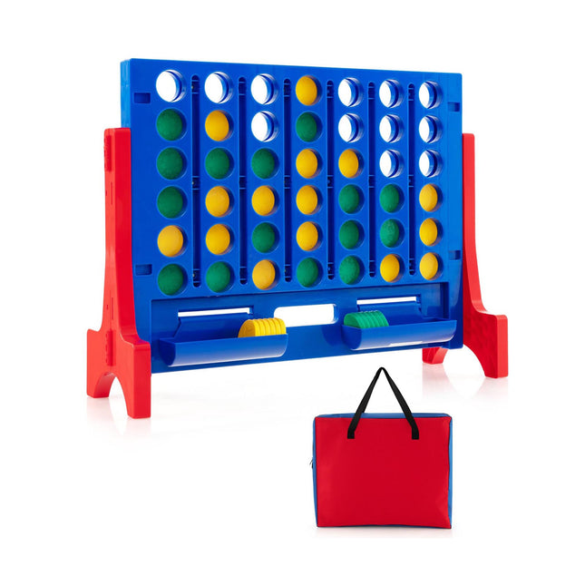 Jeu de Puissance 4 géant, 42 pièces, sac de transport