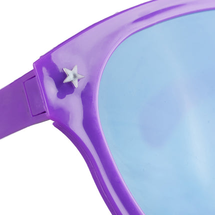Lunettes de fête géantes - Verres teintés bleus extra-larges