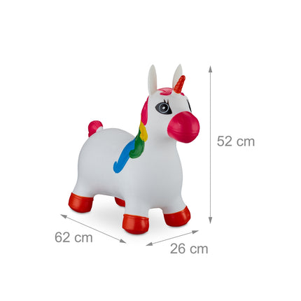 Hüpftier Einhorn