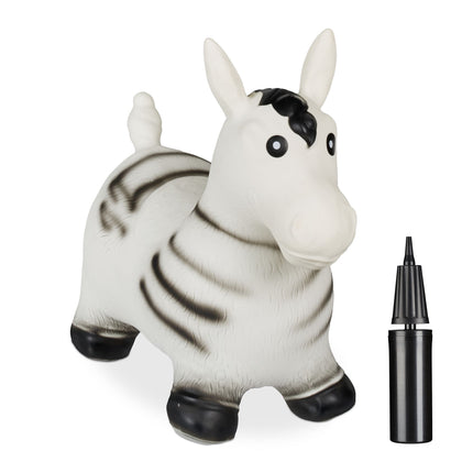Springendes Zebra