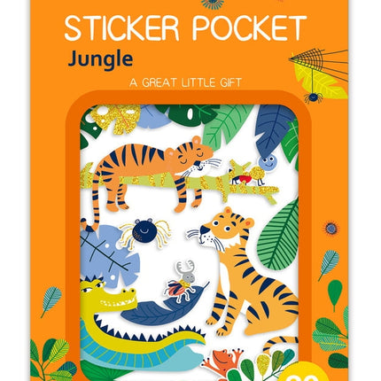 Autocollants Jungle Avenir pour scrapbooking et projets d'artisanat