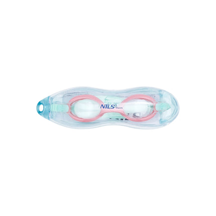 Junior-Schwimmbrille, Mint/Pink, Antibeschlaggläser