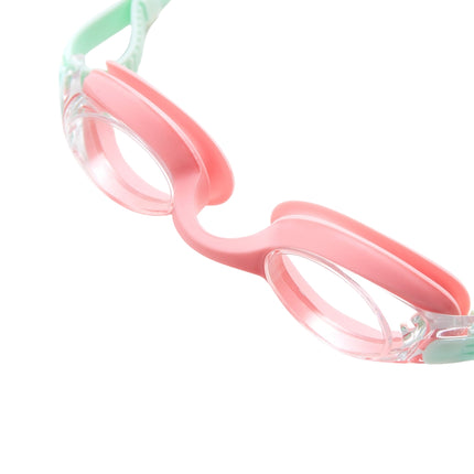 Junior-Schwimmbrille, Mint/Pink, Antibeschlaggläser
