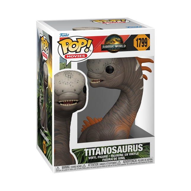 Figurine Funko Pop! Jurassic World en vinyle - Titanosaure à collectionner