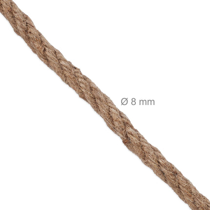 Jutekabel 8 mm x 20 m 2er Set