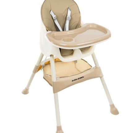 KRUZZEL Fütterungsstuhl - beige 