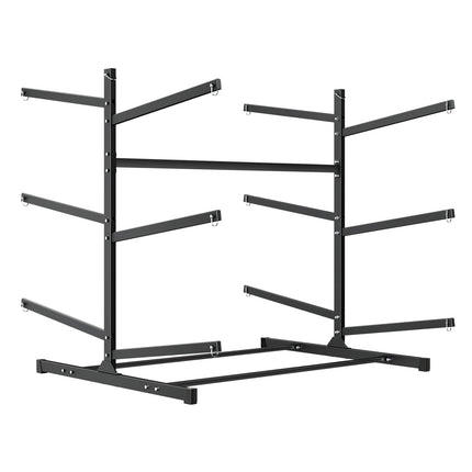 Kayak Storage Rack for 6, 180 kg Freestanding Steel