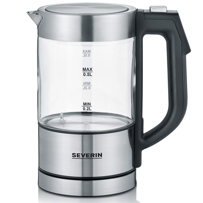 Wasserkocher 0,5 l. Temperatureinstellung Glas WK3458