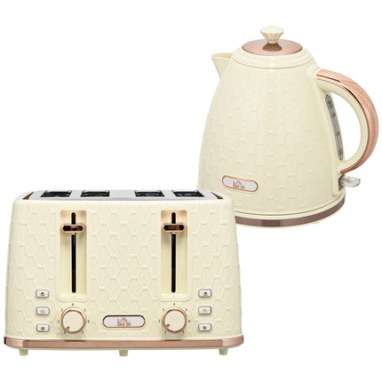 Wasserkocher- und Toaster-Set – 1,7 l, 4 Scheiben, 7 Bräunungsstufen