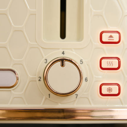 Wasserkocher- und Toaster-Set – 1,7 l, 4 Scheiben, 7 Bräunungsstufen